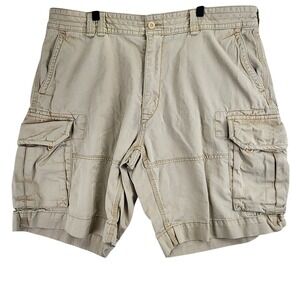 Polo Ralph Lauren Classic Chino Cargo Shorts Mens 40 Tan Khaki Gorpcore Utility